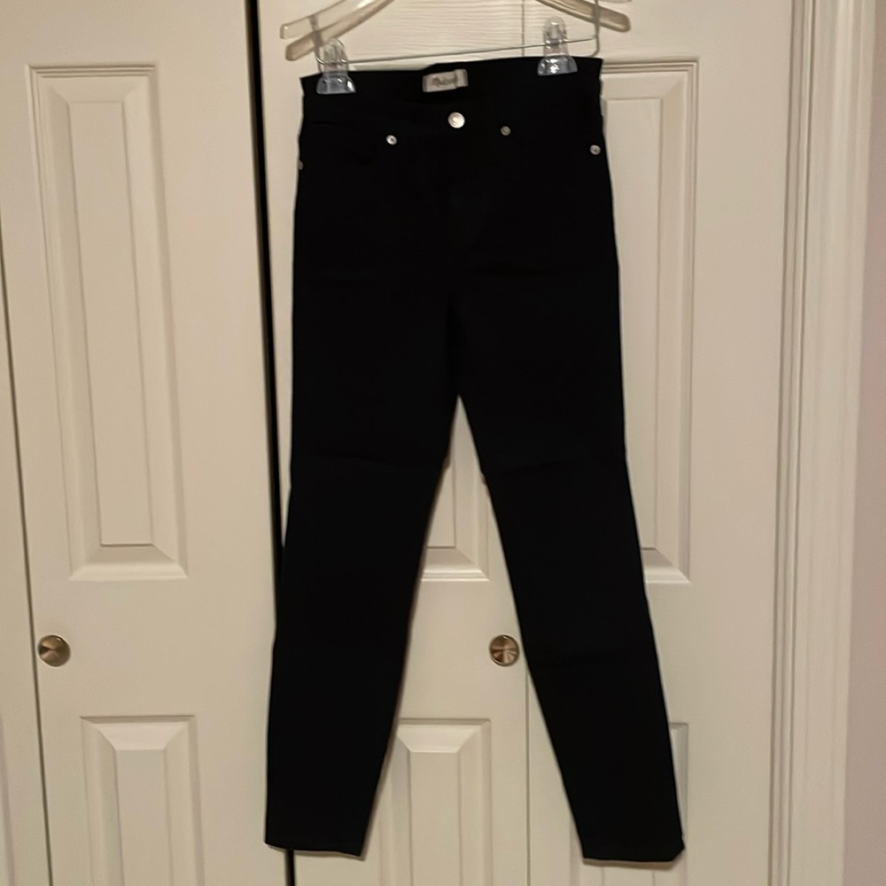 NWOT Madewell 9” high rise skinny jean, size 26, Black